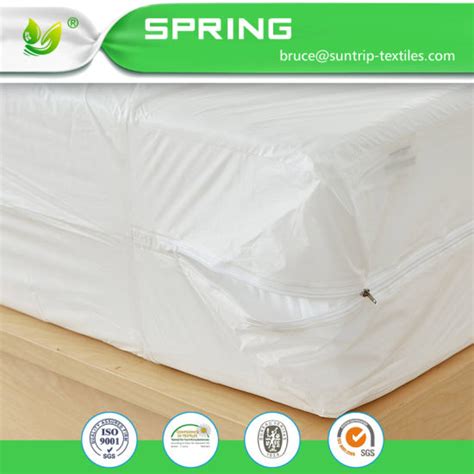 Waterproof Zippered Mattress Encasement Cover Bed Bug Proof Protector