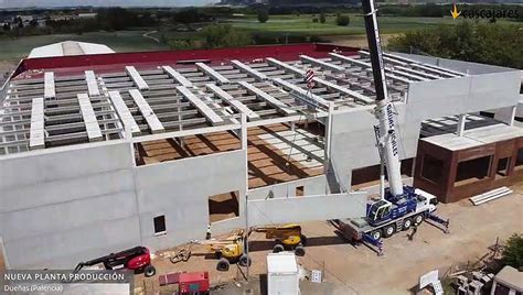 Video De La Construcción De La Nueva Fábrica De Cascajares En Dueñas