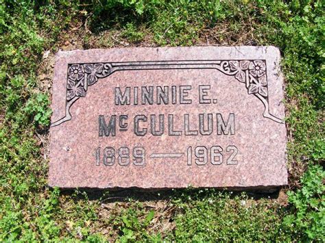 Minnie Ethel Mcguirk Mccullum Find A Grave Memorial