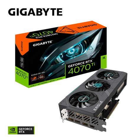 Gigabyte GeForce RTX™ 4070 Ti EAGLE OC 12G Grafikkarte (12 GB, GDDR6X ...