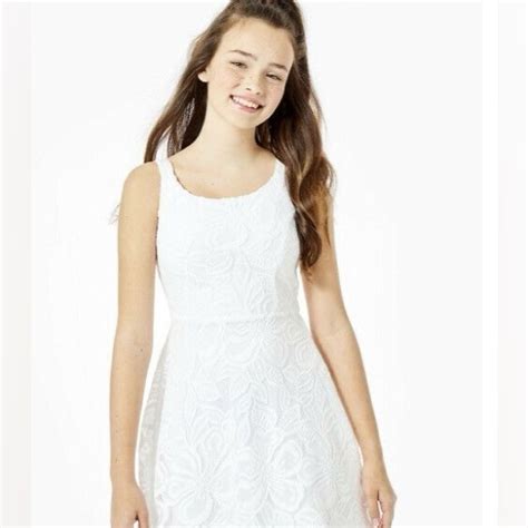 Lilly Pulitzer Dresses Lilly Pulitzer Girls White Lace Daffodil Dress Tween Size 4 Poshmark