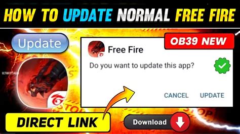 Free Fire Update Kaise Kare How To Update Normal Free Fire Ob