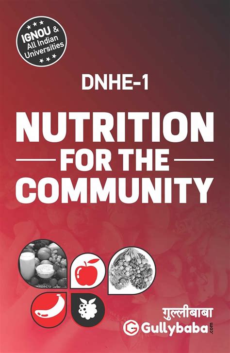 Buy Ignou Dnhe Nutrition For The Community In Eng Ignou Help