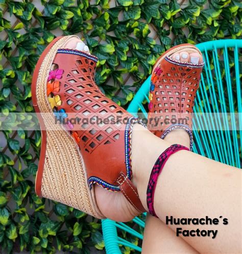 Zj Huarache Mexicano Artesanal Abierto Talon Color Shedron Mayoreo