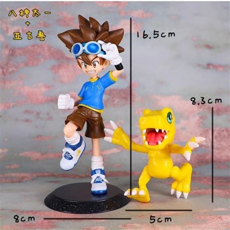 Jual Figure Digimon Set 9 Pcs Agumon Gabumon Piyomon Patamon Palmon