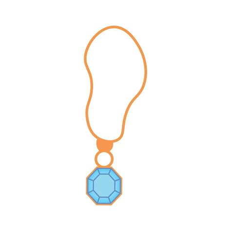 Golden amulet with blue gem 23813102 Vector Art at Vecteezy