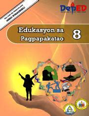 Esp Q Module Pdf Edukasyon Sa Pagpapakatao Ikawalong