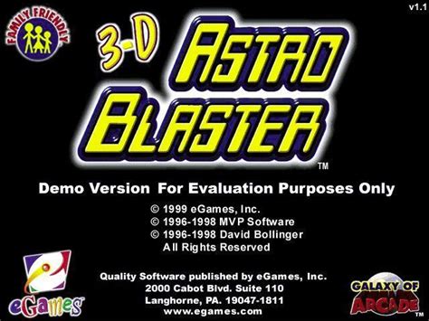 3D Astro Blaster - Old Games Download