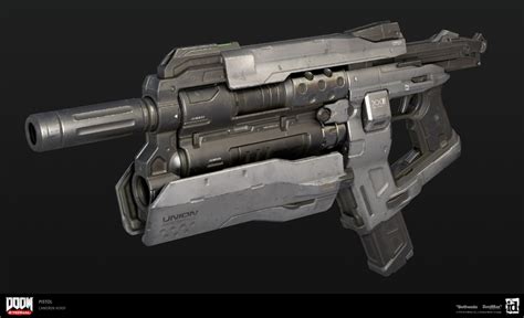 ArtStation - Doom Eternal: Pistol | Doom, Pistol, Eternity