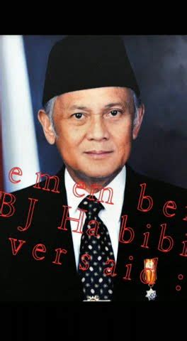 Yes He Is Bj Habibi Indonesian S President Youtube