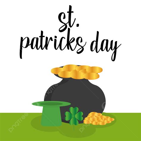 St Patrick Hat Vector Hd Images Happy St Patrick S Day With Hat And