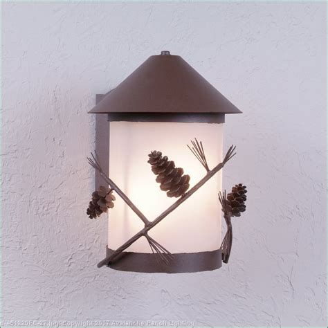 Outdoor Wall Light Lodge Style Made In Usa Pine Cone Avalanche