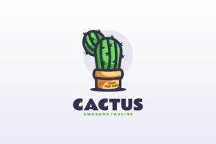 Cactus Simple Mascot Logo Graphic By Artnivora Std Creative Fabrica