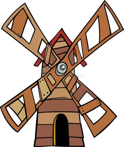 Windmill Cartoon Stock Illustrations 10365 Windmill Cartoon Stock Illustrations Vectors