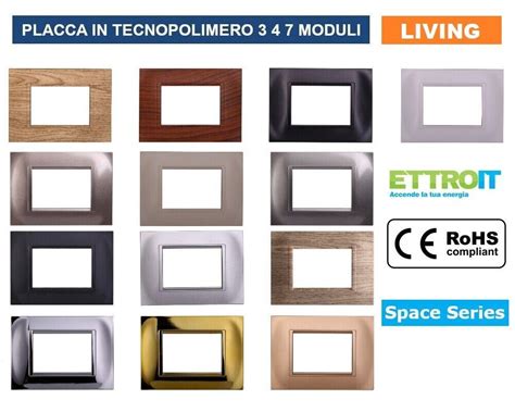 Placche Bticino Living Light Placchette Compatibili Placca Moduli