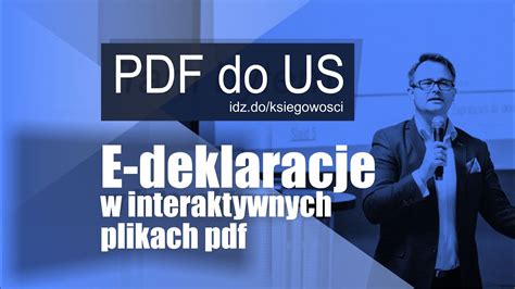 Wysyłka podpisanej interaktywnej deklaracji w PDF do Urzędu Skarbowego