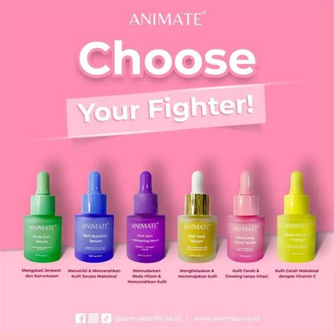 Jual ANIMATE FACE SERUM SERUM WAJAH 20ml Shopee Indonesia