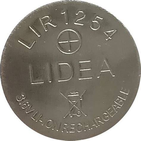 LIR1254 - 3.6V - Oplaadbaar - ICR1254 - Lithium - Herlaadbaar - Oortjes ...