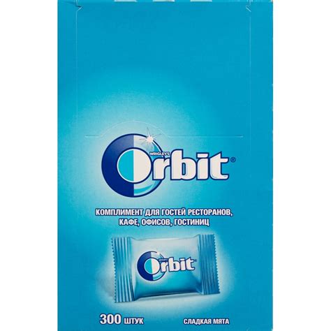 Жевательная резинка Orbit Сладкая мята 408 г арт. 1048191 - купить в ...