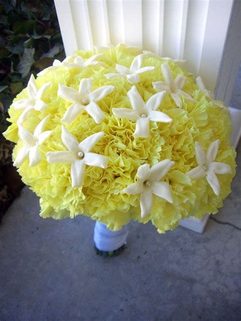 yellow carnation bouquet - without the stephanotis | Yellow carnations ...