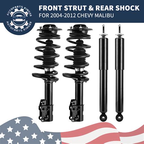 Front Struts And Rear Shocks Absobers For Chevy Malibu 2004 2012 Pontiac