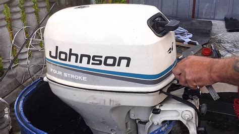 1999 Johnson 8 Hp Outboard Motor 4 Stroke 4 SUW YouTube