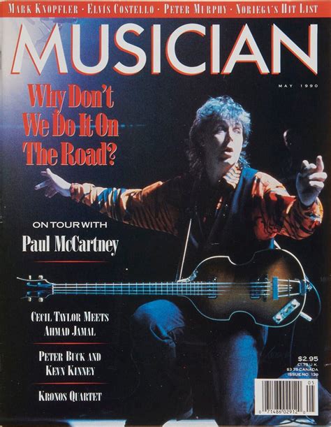 Press Interview With Paul Mccartney May For Musician