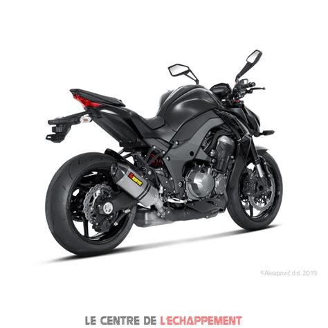 Silencieux Akrapovic Slip On Kawasaki Z Coupelle Carbone