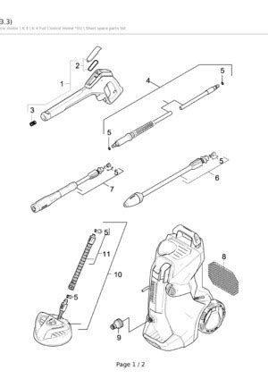 Karcher K Spare Parts List Reviewmotors Co