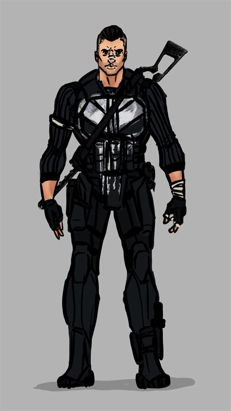 Punisher Comics I Wanted To Give Him A Mix Of A Few Of His Looks