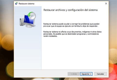 C Mo Restaurar El Sistema Con Windows