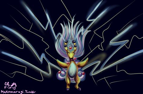 mega ampharos by Makomaragi on DeviantArt