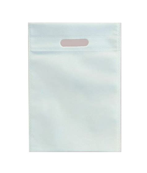 Customize Non Woven D Cut Carry Bags Size 8 Inch X 10 Inch Eco