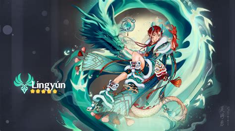 Ciciline Wu Genshin Impact Splash Art Língyún 凌云