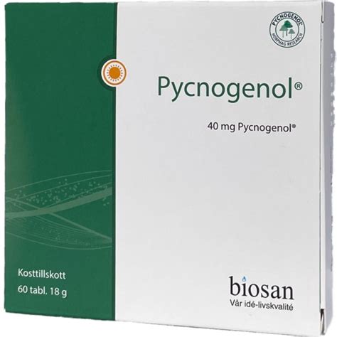 K P Biosan Pycnogenol Tabletter P Apotea Se