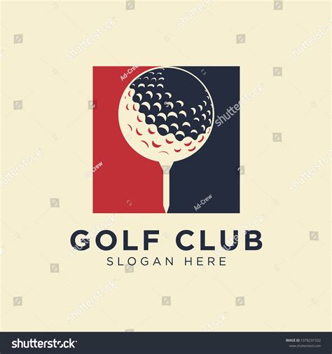 Golf Ball Logo Design Vector Stock Vector (Royalty Free) 1978231532 | Shutterstock