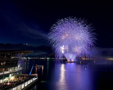 Canada Day Fireworks At Canada Place