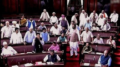 Rajya Sabha Adjourned Till Noon After Heated Argument On The Floor