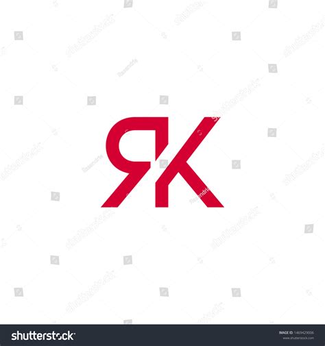 R K Letter Logo Design Stock Vector (Royalty Free) 1469429006 ...