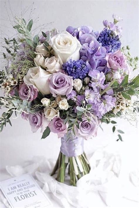 wedding purple bouquet 1