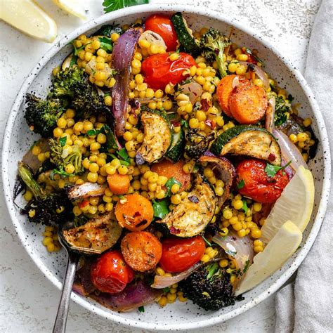 Roasted Vegetable Couscous - Plant-Based on a Budget