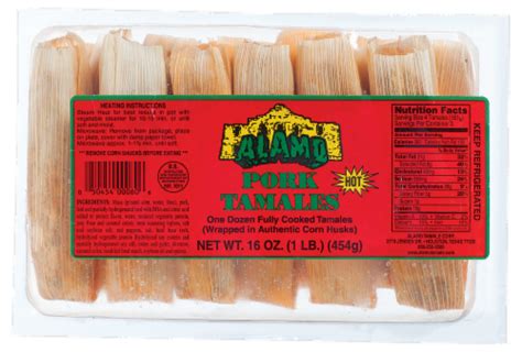 Alamo Mild Pork Tamales, 16 Oz - Ralphs