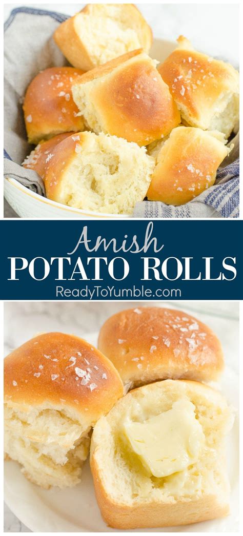 Amish Potato Rolls Make Ahead Recipe Ready To Yumble Recipe Bread Recipes Homemade