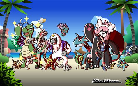 Kotas Brothers Pokemon Team In Alola By Jotacartoonimes On Deviantart