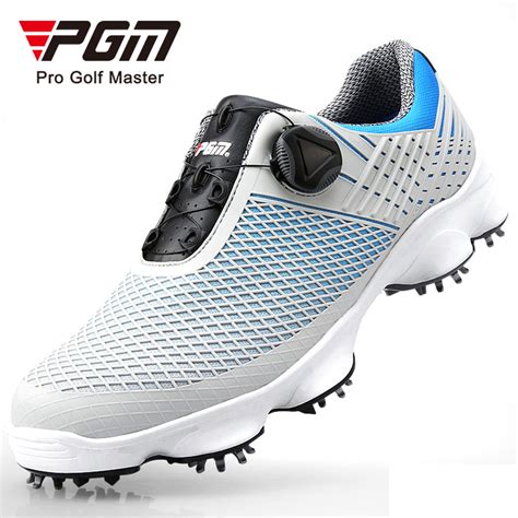 Pgm Xz106 Mens Luxury Golf Shoes Sneaker Waterproof Auto Lacing Golf S Pgm Golf