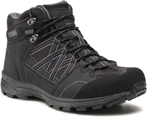 Buty Trekkingowe Regatta Samaris II Mid Rmf539 Black Granit 9V8 Czarny