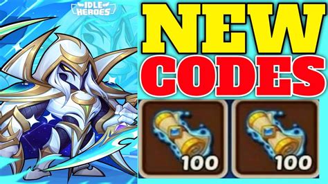 AMAZING IDLE HEROES CODES 2023 IDLE HEROES REDEEM CODES CODE IDLE