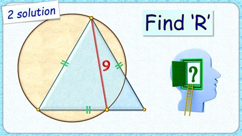 Equilateral Triangle And Circle Find Radius Maths Geometry