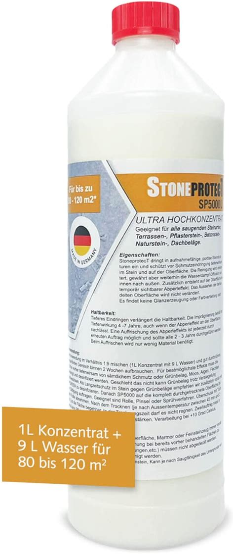 StoneprotecT SP5000U Premium Nano Stein Imprägnierung außen Made in