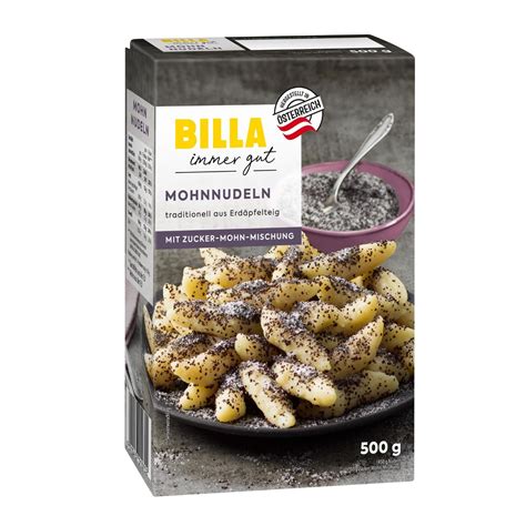 BILLA Mohnnudeln BILLA Online Shop